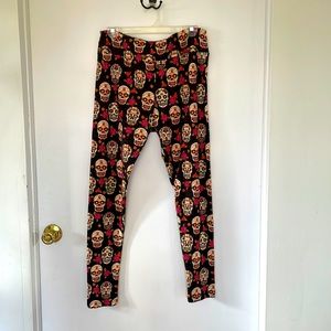 Sugar skull leggings